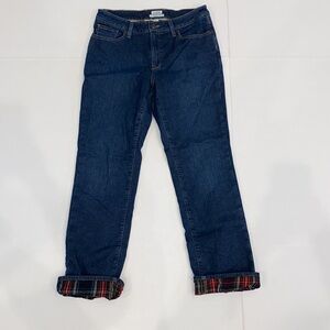 L.L.Bean Favorite Fit Flannel Lined Jeans